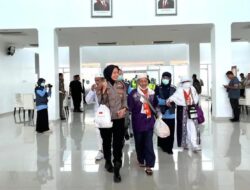 Polda Babel Amankan Kepulangan Jamaah Haji Asal Bangka Belitung