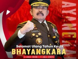 Jaksa Agung Mengucapkan Selamat Hari Bhayangkara ke-79.