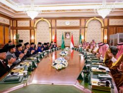 Presiden Prabowo Subianto Lakukan Pertemuan Bilateral dengan Perdana Menteri Kerajaan Arab Saudi.