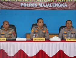 Kapolres Majalengka Pimpin Apel dan Arahan Bhabinkamtibmas Dalam Rangka Ketahanan Pangan Tahun 2025