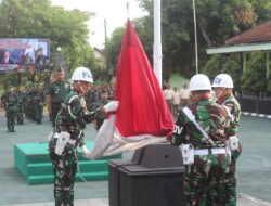 Semangat Nasionalisme Ditegakkan, Pgs Kasdim 0617/Majalengka Pimpin Upacara Pengibaran Bendera Merah Putih