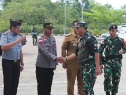 Kunjungan Kerja Pangkogabwilhan I di Makotis Satgas Pamtas Yonkav 3/AC