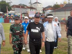 Dorong Semangat Olahraga Pemuda, Danramil Cikijing Hadiri Pembukaan Rawa Cup 2025 di Cingambul