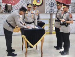 Kapolda Aceh Pimpin Sertijab Empat Pejabat Utama dan Dua Kapolres