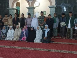 Tingkatkan Ukhuwah dan Keimanan, Danramil 1708/Sukahaji Laksanakan Shalat Subuh Berjamaah di Desa Tanjungsari