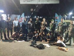 Geng Motor Serang Aparat di Ligung, TNI-Polri Tangkap 10 Pelaku Bersenjata Tajam