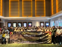 Prajurit dan Keluarga Besar Yonkav 3/AC Beserta Anak Yatim Gelar Nonton Bareng Film “BELIEVE” Guna Menumbuhkan Jiwa Patriotisme dan Nasionalisme