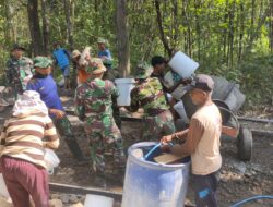 Kodim Boyolali Geber Pra-TMMD Sengkuyung III di Desa Sari Mulyo