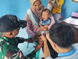 Prajurit Satgas Pamtas RI–Malaysia Yonarhanud 1/PBC/1 Kostrad Gelar Pelayanan Kesehatan di Wilayah Perbatasan Kalimantan Barat Sektor Barat