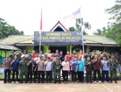 Dansatgas Pamtas RI-Malaysia Yonarhanud 1 Kostrad Letkol Arh Andy Qomarudin, Jalin Sinergi dengan Forkopimcam dan Stakeholder di Wilayah Entikong