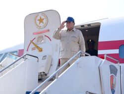 Usai Kunker di Jawa Tengah, Presiden Prabowo Subianto Bertolak ke Jakarta
