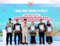 Presiden Prabowo Subianto Resmikan Peluncuran Kelembagaan 80.081 Koperasi Desa/Kelurahan Merah Putih di Klaten Jawa Tengah