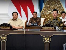 Wapres Gibran Rakabuming Bersama Sejumlah Menteri Kabinet Merah Putih Hadiri Rapat Terbatas di Jakarta