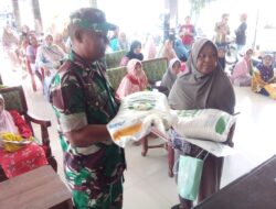Koramil Ligung Pastikan Bantuan Pangan CPP Tersalurkan Tepat Sasaran ke 19 Desa