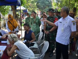 Hadirkan Pengecekan Kesehatan Gratis, Warga Berbondong-bondong Ke Lokasi TMMD Reguler Ke-125 Kodim Surakarta