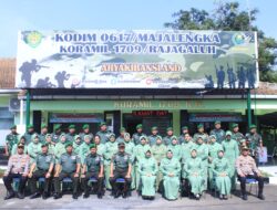 Kunjungi Koramil 1709/Rajagaluh, Dandim Majalengka Dorong Prajurit Melek Teknologi