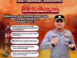 Kapolres Aceh Timur Imbau Warga Waspada Kebakaran