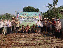 Polres Majalengka Tanam Jagung di Lahan Baku Sawah Dalam Rangka Swasembada Pangan