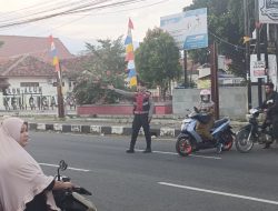 Wujudkan Kamseltibcarlantas yang Kondusif Sat Samapta Polres Majalengka Laksanakan Pengaturan Pagi