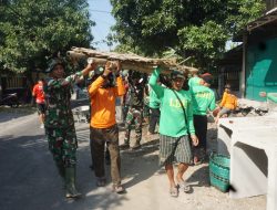 Semangat Gotong Royong Tergambar Jelas Dalam TMMD Reguler Ke-125 Kodim 0735/Surakarta