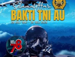 Selamat Hari Bakti TNI AU ke-78, Membangun TNI AU yang Maju, Modern, dan Mendunia