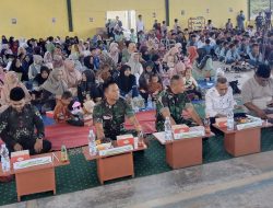 Babinsa Koramil Jatiwangi Hadiri Pentas Seni Santri Ponpes Darussalam di GOR Gemilang