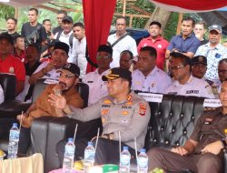 Kapolres Aceh Timur Hadiri Pembukaan Turnamen Sepakbola Piala Bupati Aceh Timur CupI 2025