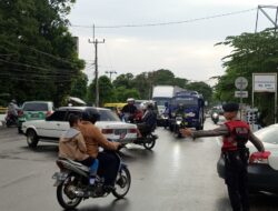 Sat Samapta Polres Majalengka Mantapkan Kamtibmas Lewat Kegiatan Pengaturan di Titik Rawan