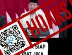 [HOAKS] Presiden Prabowo Sebut Indonesia Siap Berperang