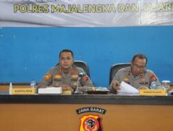 Kapolres Pimpin Anev Realisasi Penyerapan Anggaran Semester I Tahun Anggaran 2025 Polres Majalengka dan Jajaran