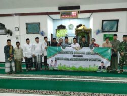 Danramil 1713/Ligung Laksanakan Shalat Subuh Berjamaah Bersama Muspika di Masjid Al Hidayah Desa Beber