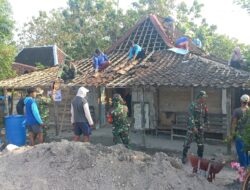 Satgas TMMD Boyolali Renovasi Rumah Warga Tak Layak Huni, Bapak Wagiman Terharu: “Terima Kasih TNI!”
