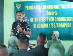 Dandim 0617/Majalengka Pantau Kondisi Koramil 1703/Argapura, Ajak Anggota Tingkatkan Profesionalisme