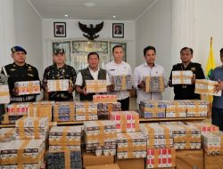 Pemkab Majalengka dan Satgas BKCHT Amankan Ribuan Rokok Ilegal