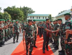 Pangdam I/BB Berikan Apresiasi Semangat dan Dedikasi Prajurit Jajaran Korem 032/Wira Braja