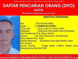 Polres Bener Meriah Masih Memburu Ir Usman, Tersangka Kasus Dugaan Korupsi DBH-CHT