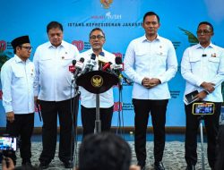 Sejumlah Menteri Koordinator Menyampaikan Perkembangan Terkait Kebijakan Pemerintah di Sektor Pangan, Pendidikan, dan Infrastruktur.