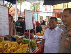 Polres Majalengka Kerjasama dengan Bulog, DKP3 Gelar Bazar Gerakan Pangan Murah untuk Masyarakat