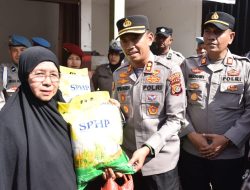 Polres Bireuen Gelar Program Gerakan Pangan Murah, 2 Ton Beras Kemasan 5 Kg Ludes Diserbu Masyarakat