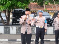 Polres Majalengka Laksanakan Apel Sebelum Pelaksanaan Binrohtal