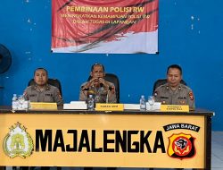Polres Majalengka Gelar Pembinaan Polisi RW untuk Tingkatkan Kemampuan di Lapangan
