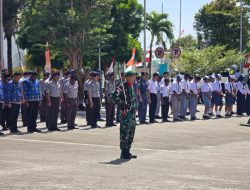 Semarak HUT RI ke-80 di Perbatasan, Satgas Yonif 131/Brajasakti dan Warga Rayakan dengan Penuh Kebersamaan