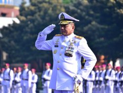 Prajurit Pasmar 1 Laksanakan Upacara Peringatan HUT Ke-80 Kemerdekaan RI