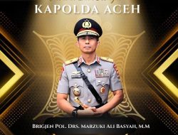 Kapolri Lantik Brigjen Pol Marzuki Ali Basyah sebagai Kapolda Aceh