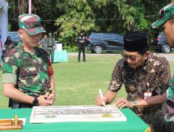 TMMD Sengkuyung tahap III di Ds. Bener Kec. Ngrampal Kab. Sragen resmi ditutup