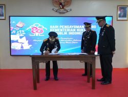 Momen Tasyakuran Hari Pengayoman ke-80, Kemenkum Aceh Teken MoU dengan 8 Pemda