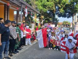Danramil Sukahaji Hadiri Peringatan HUT RI ke-80 dan Hari Jadi ke-41 Desa Candra Jaya