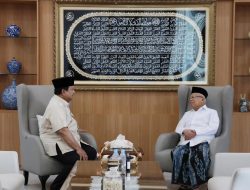 Presiden Prabowo Subianto Menyambangi Kediaman Wakil Presiden ke-13 Republik Indonesia.