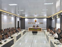 Kapolres Majalengka Pimpin Anev Mingguan Sitkamtibmas di Wilayah Hukum Polres Majalengka