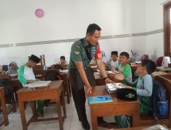 Babinsa Dampingi Pendistribusian Makanan Sehat Bergizi di Sekolah: Upaya Tingkatkan Kesehatan Generasi Muda